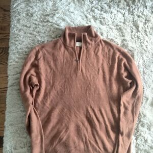 Weatherproof Men's Tan Zip-Up Sweater